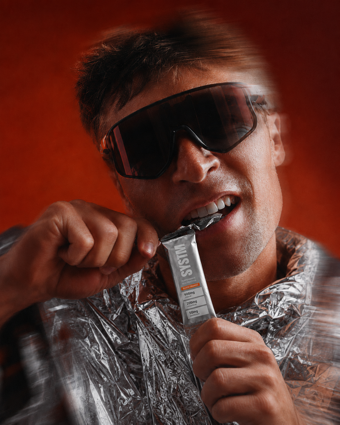 Athlete with SYSTM sachet